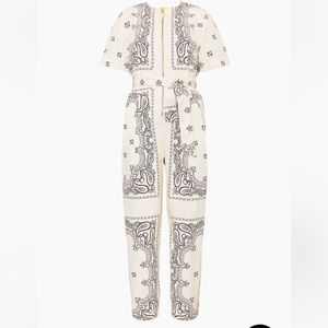 New with tags Tory Burch Turkish cotton jumpsuit size L